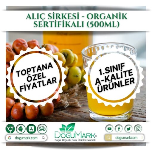 Alıç Sirkesi - Organik Sertifikalı (500ml)