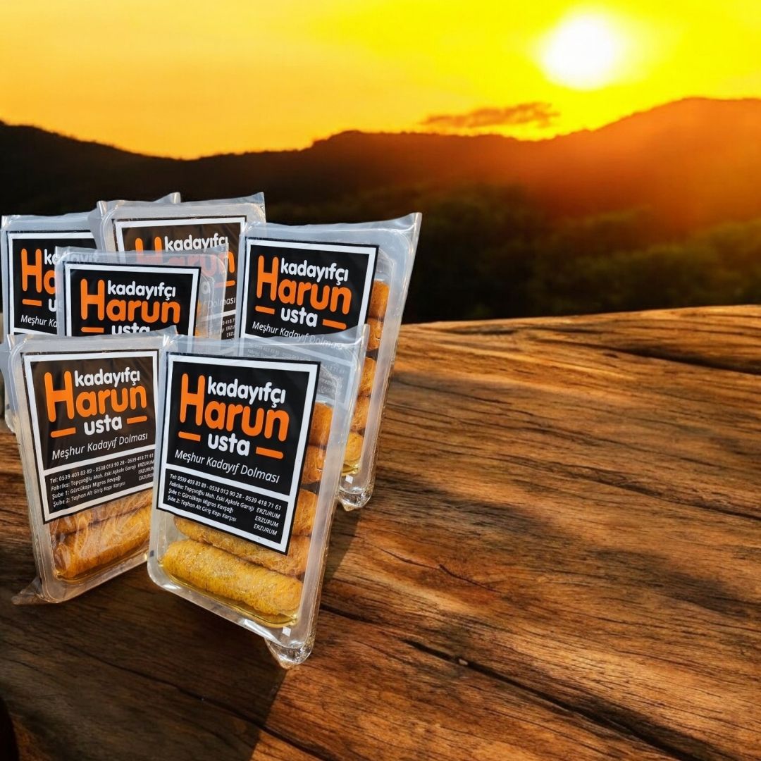 Cevizli Erzurum Kadayıf Dolması - Pişmiş (6 Paket 30 Adet 3 Kg)