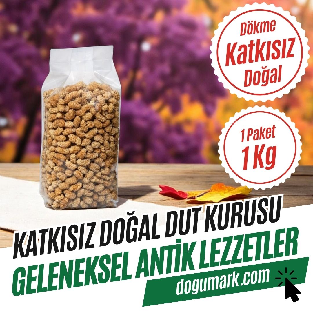Doğal Dut Kurusu - Kurutulmuş Kuru Meyve (1 Kg) Dökme