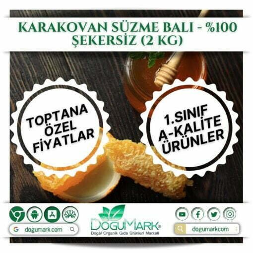 Karakovan Süzme Balı - %100 Şekersiz (2 Kg)