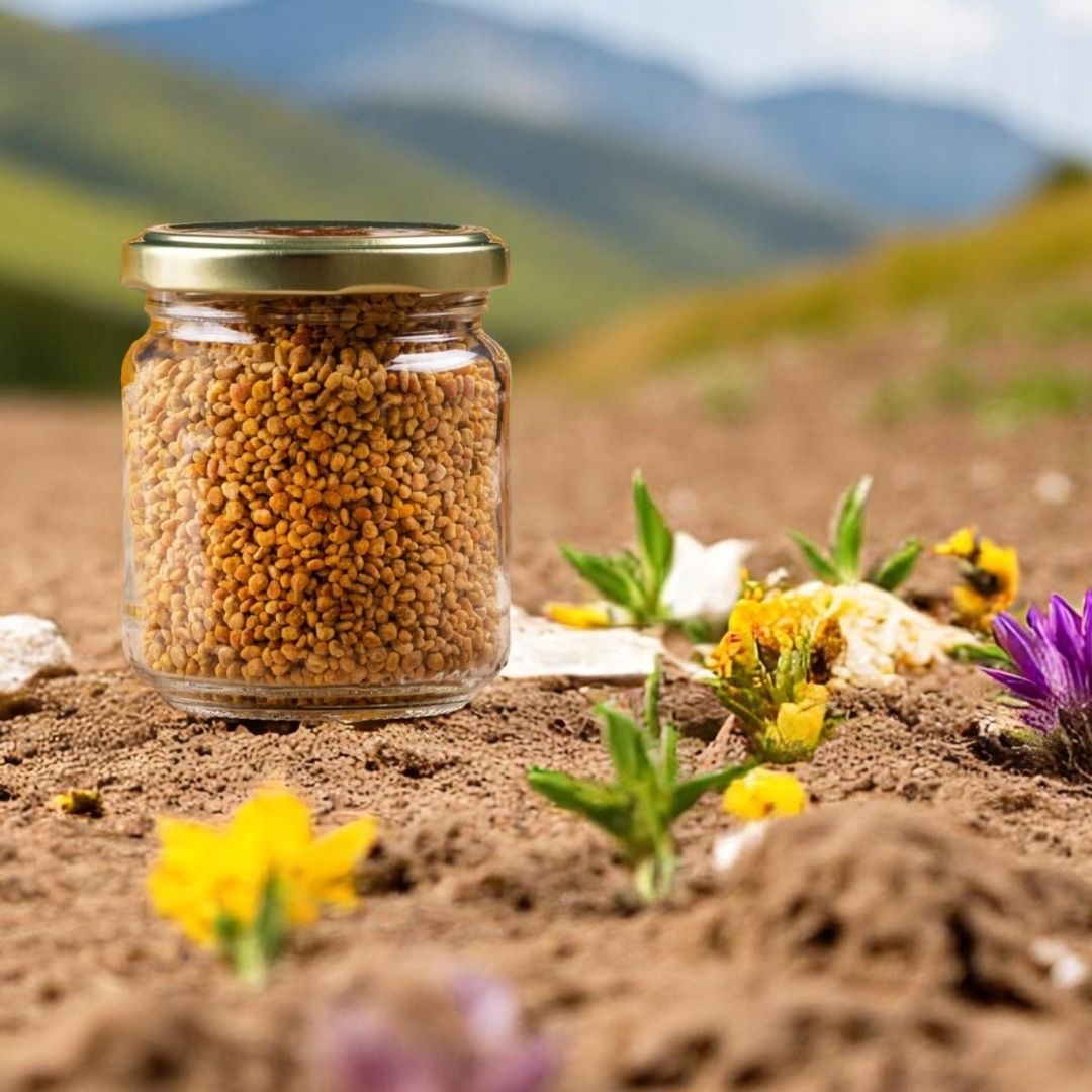 Katkısız Doğal Hakiki Saf Arı Poleni (1 Kavanoz 100g) Dökme