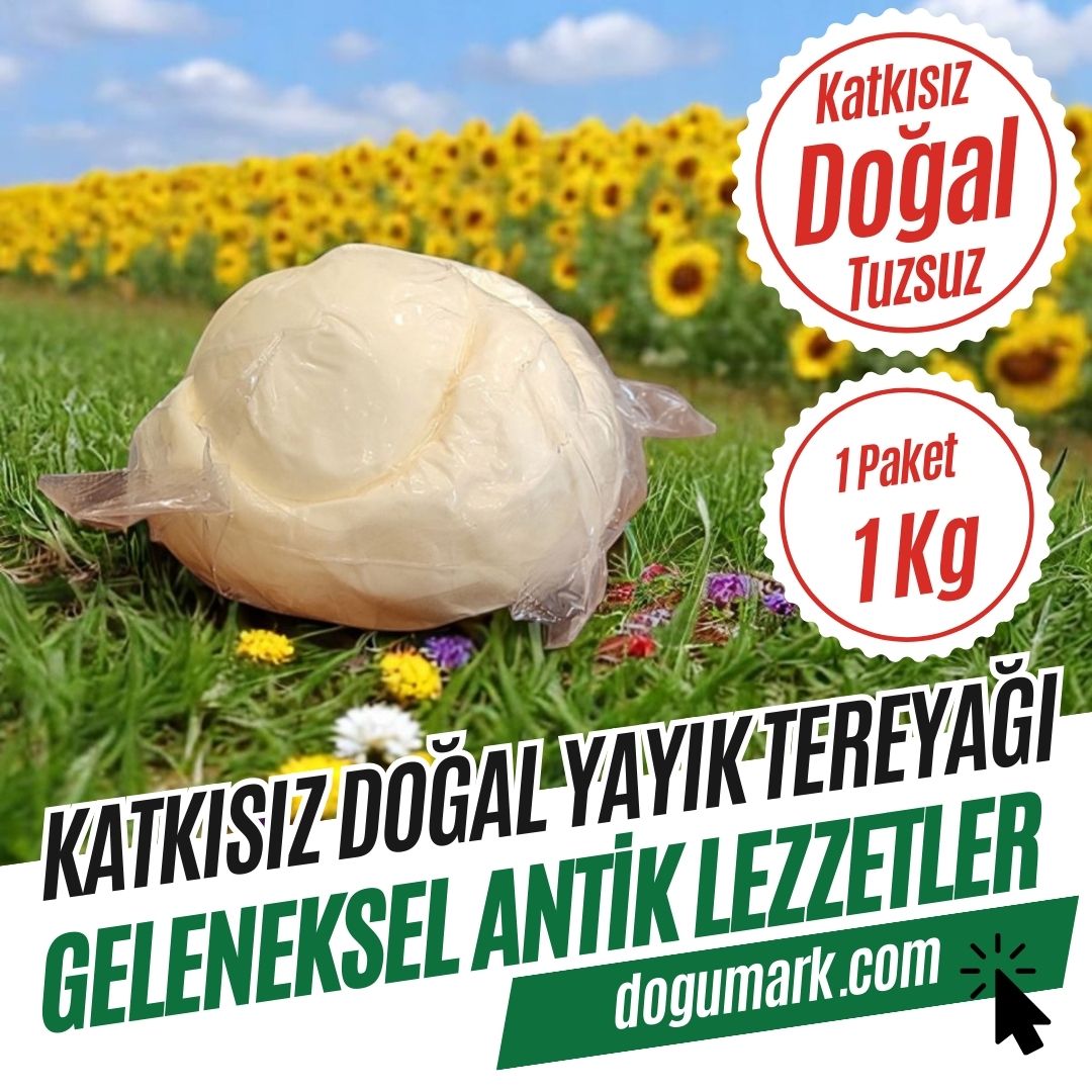Katkısız Doğal Hakiki Tuzsuz Yayık Tereyağı (1 Kg) Dökme