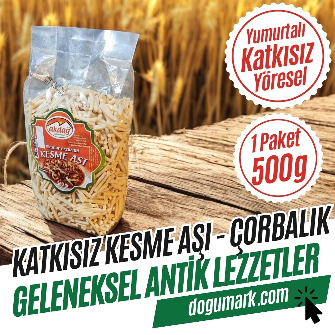 Katkısız Kesme Aşı Yumurtalı (Çorbalık) 1 Paket 500g