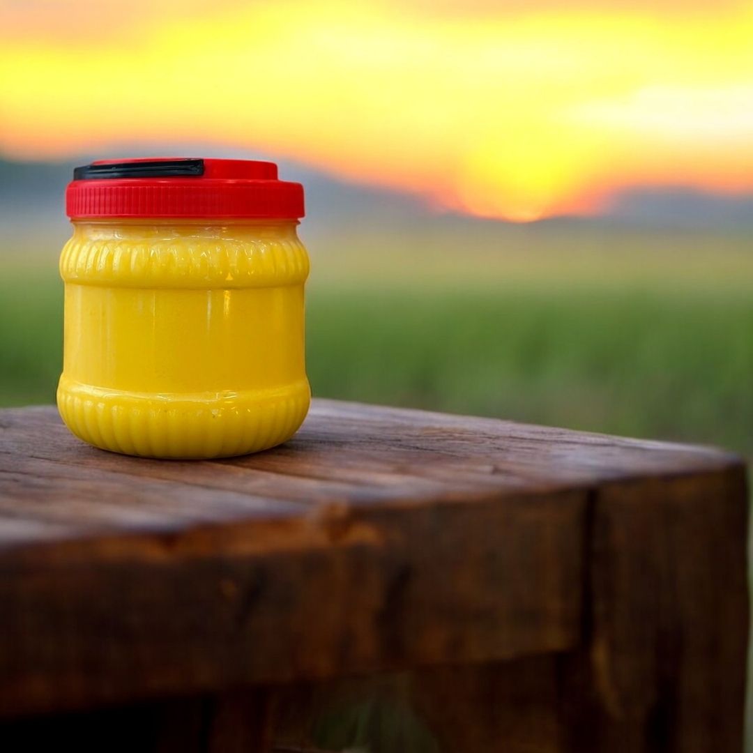 Katkısız Sade Sarı Yağ - Eritilmiş Saf - Ghee (1 Kg Pet) Dökme