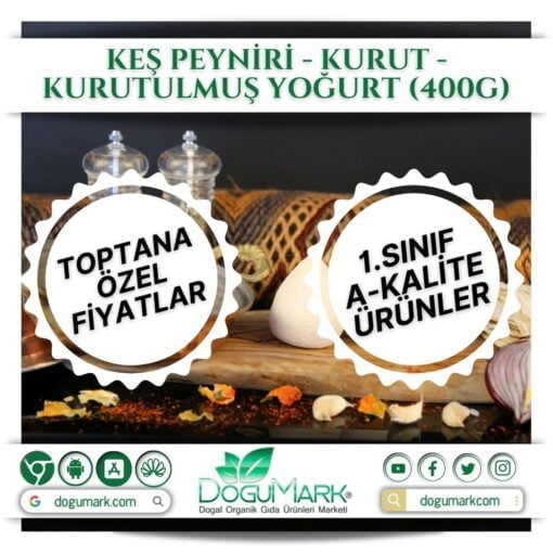 Keş Peyniri - Kurut - Kurutulmuş Yoğurt (400g)