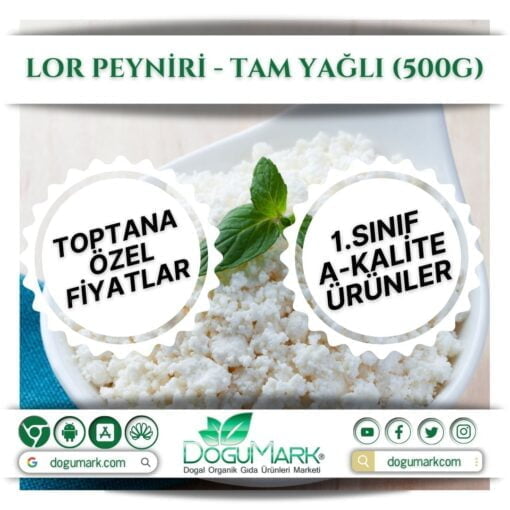 Lor Peyniri - Tam Yağlı (500g)