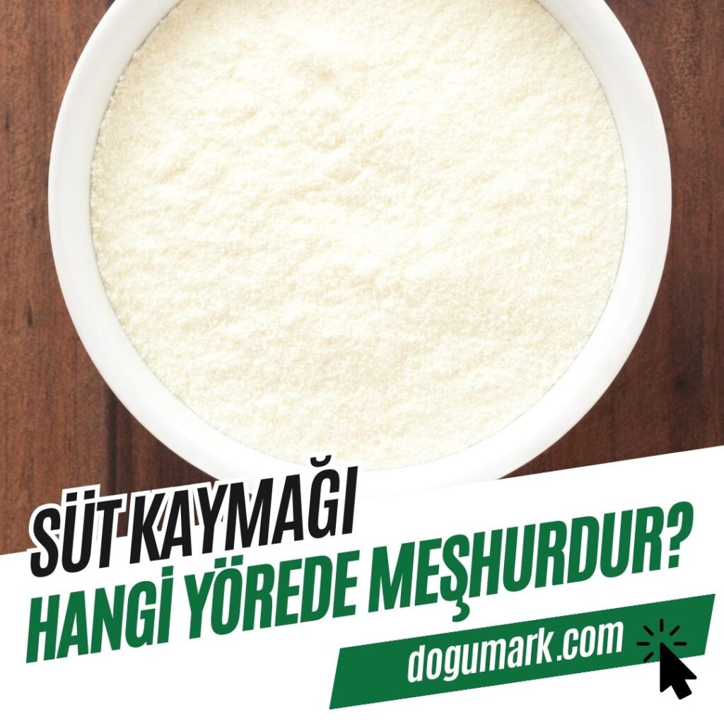 Süt Kaymağı Hangi Yörede Meşhurdur
