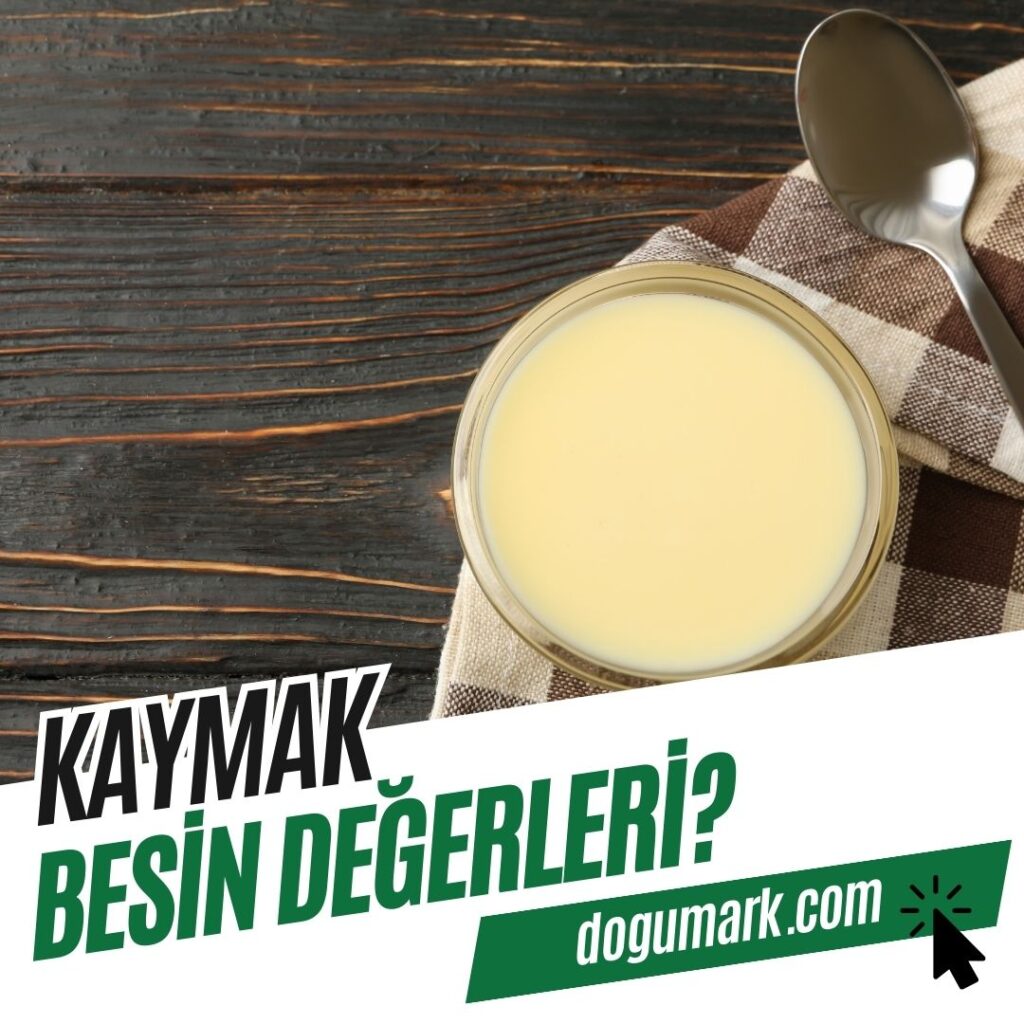 Kaymak Besin Değerleri