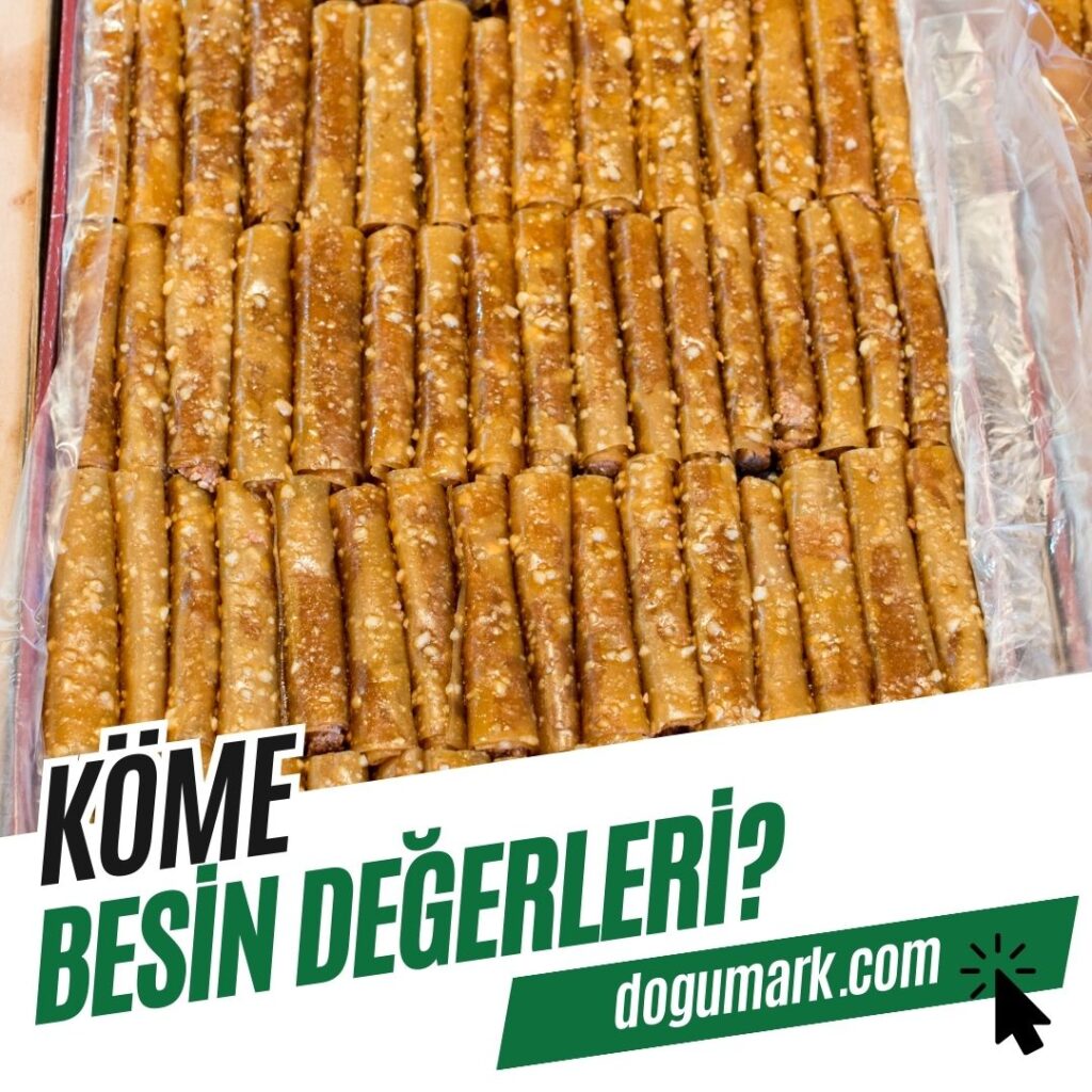 Köme Besin Değerleri