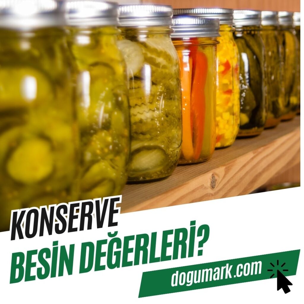 Konserve Besin Değerleri