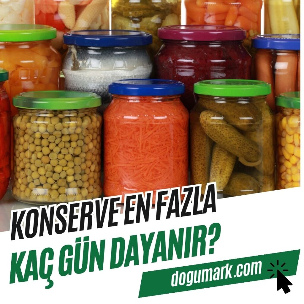 Konserve En Fazla Kaç Gün Dayanır