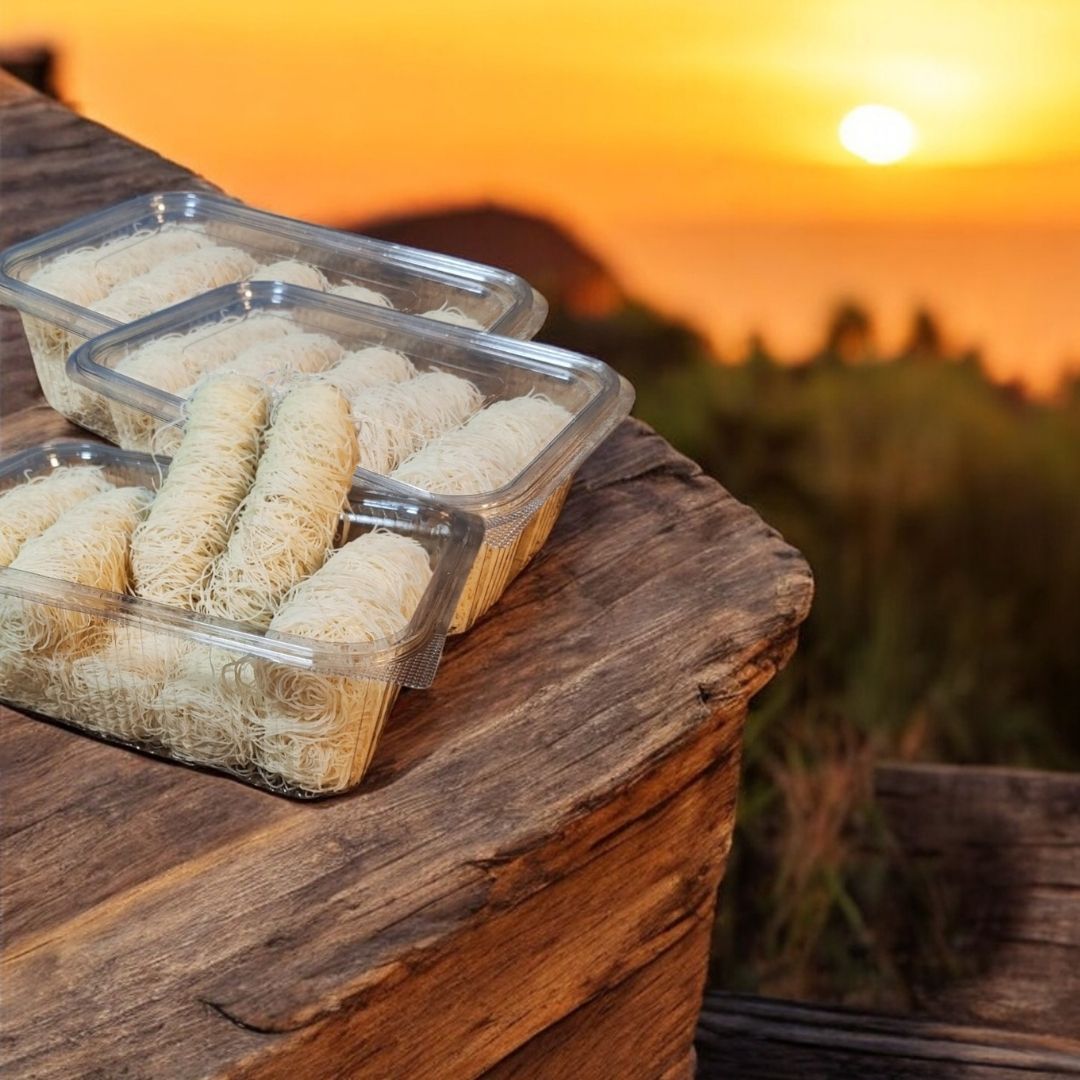 Cevizli Erzurum Kadayıf Dolması Tatlısı - Çiğ (3 Paket 30 Adet )