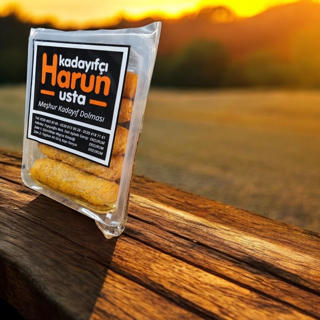 Cevizli Erzurum Kadayıf Dolması - Pişmiş (1 Paket 5 Adet 500g)