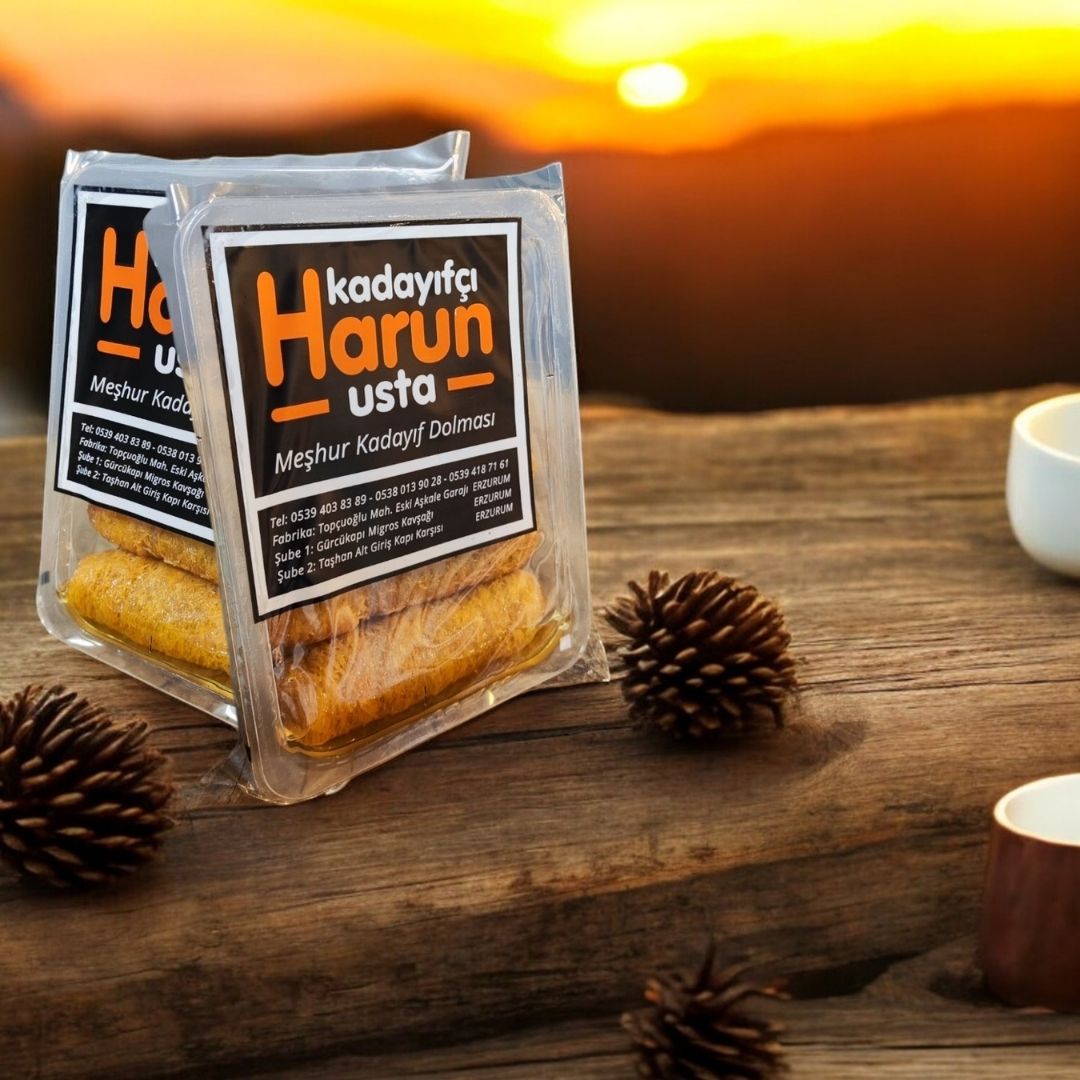 Cevizli Erzurum Kadayıf Dolması - Pişmiş (2 Paket 10 Adet 1 Kg)
