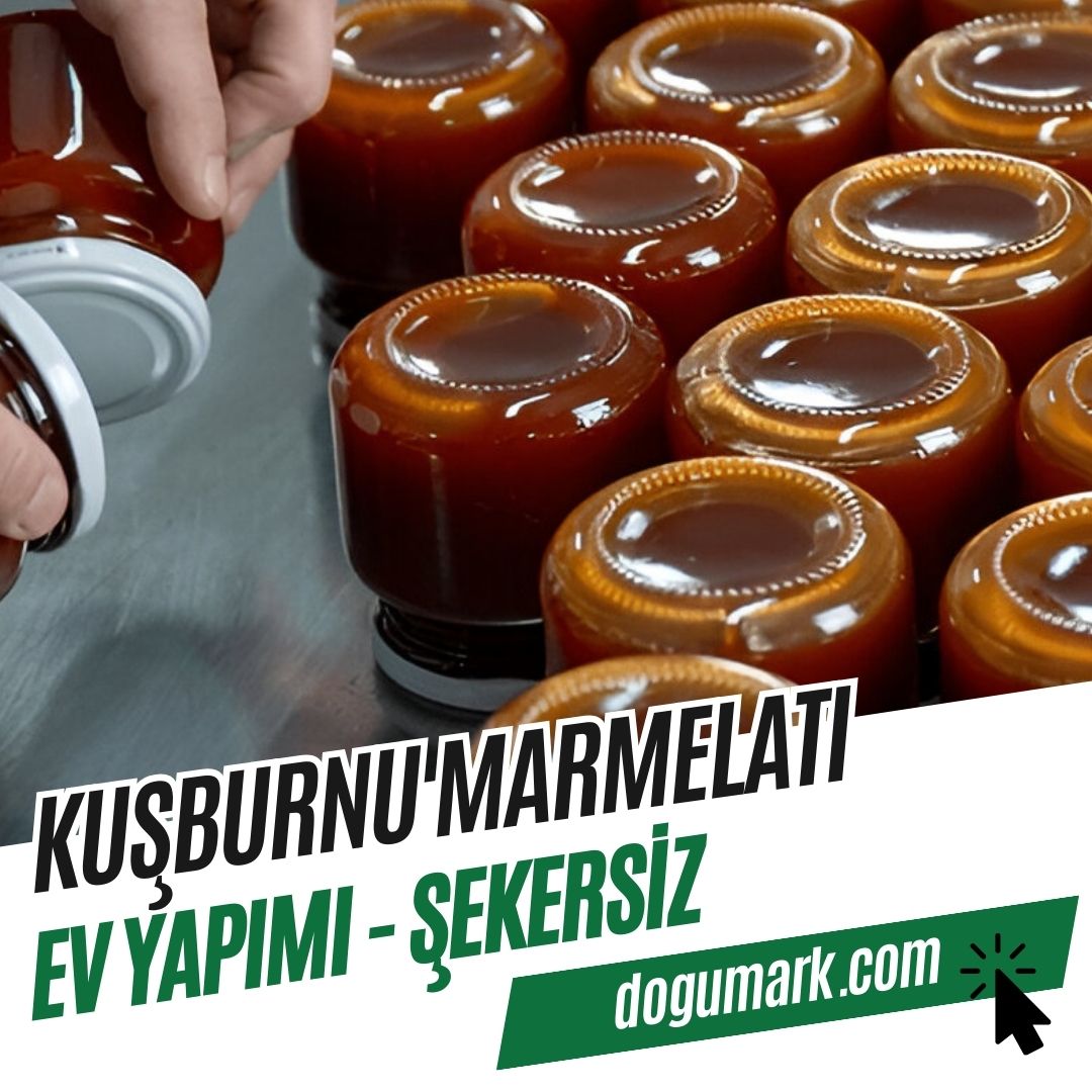 Kuşburnu Marmelatı - Ev Yapımı - Şekersiz (660cc-Net500g℮)