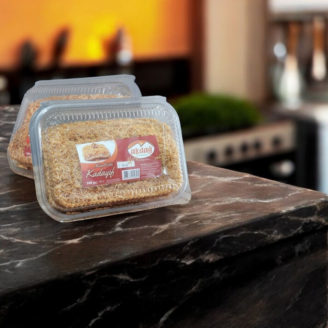 Muhallebilik Kadayıf - Kızartılmış Kavrulmuş Çıtır (2 Paket 1 Kg)