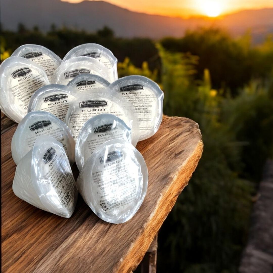 Doğal Keş Peyniri - Kurut - Kurutulmuş Yoğurt (12 Adet 3 Kg)