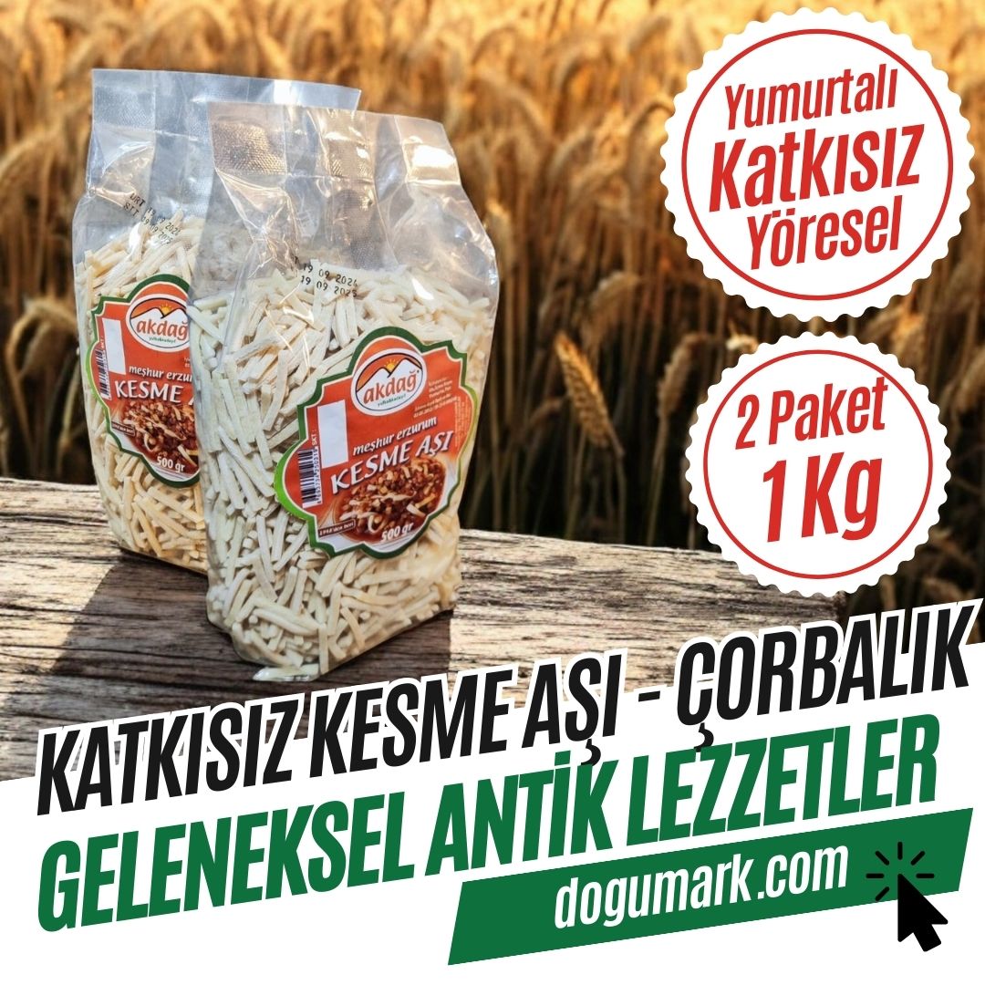 Katkısız Kesme Aşı Yumurtalı (Çorbalık) 2 Paket 1 Kg
