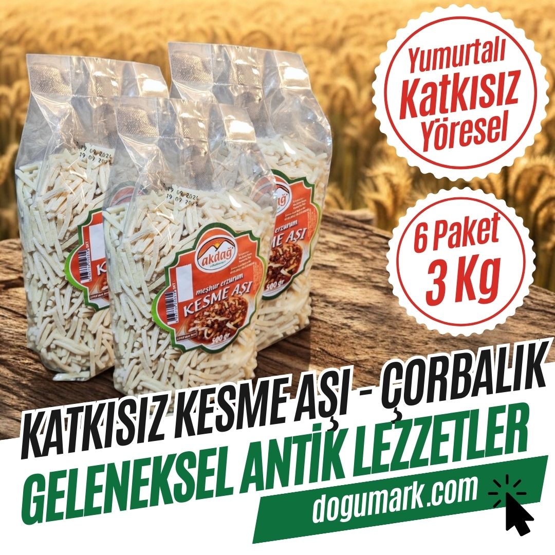 Katkısız Kesme Aşı Yumurtalı (Çorbalık) 6 Paket 3 Kg