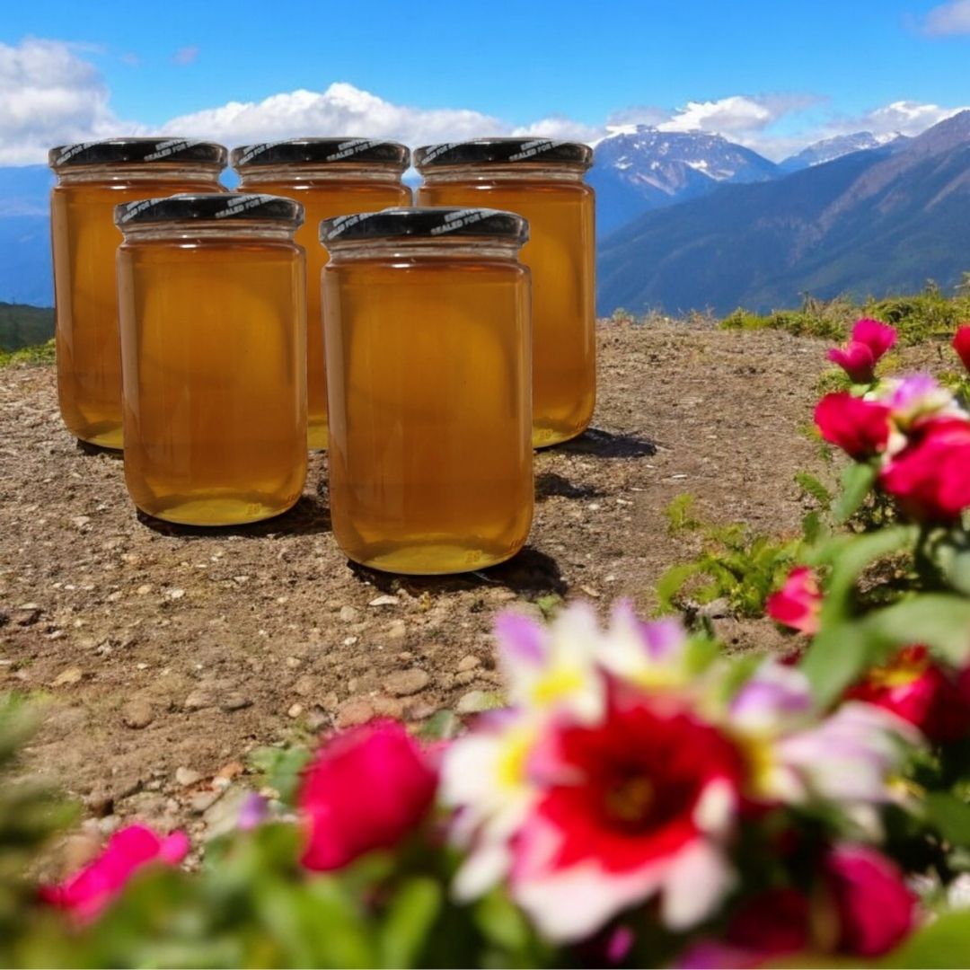 Doğal Yayla Çiçek Süzme Bal (5 Kavanoz 4250g) Dökme