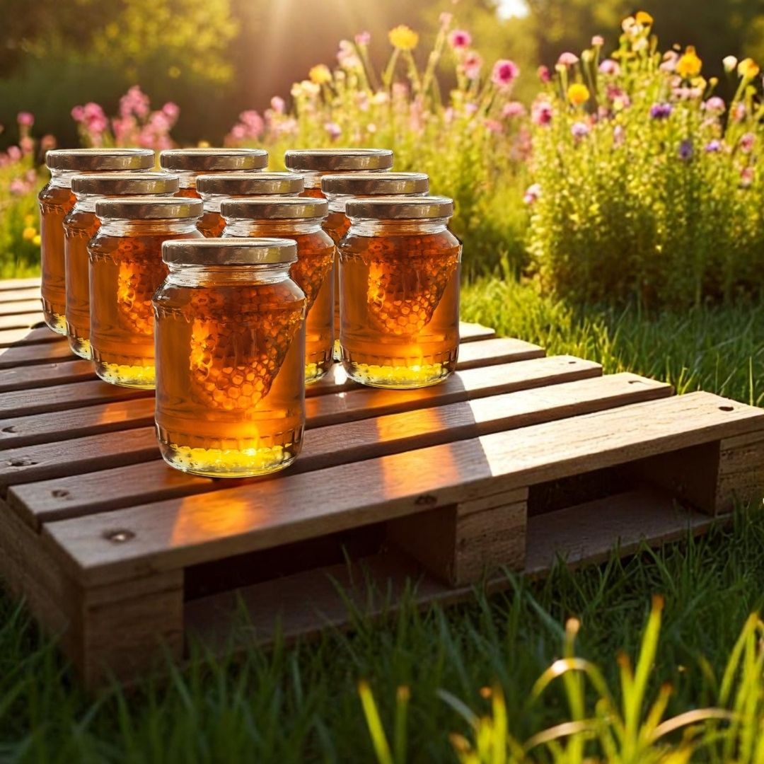 Hakiki Karakovan Petek Süzme Karışık Bal (10 Kavanoz 9000g)