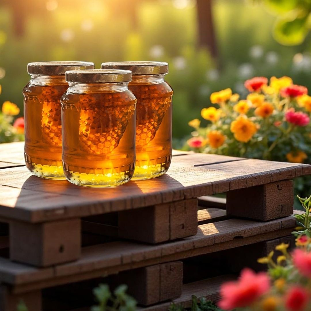 Hakiki Karakovan Petek Süzme Karışık Bal (3 Kavanoz 2700g)