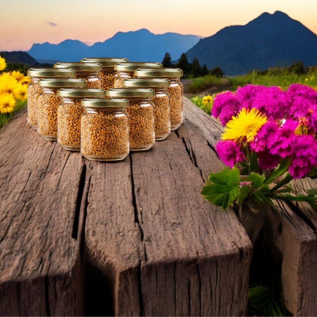 Katkısız Doğal Hakiki Saf Arı Poleni (10 Kavanoz 1000g) Dökme