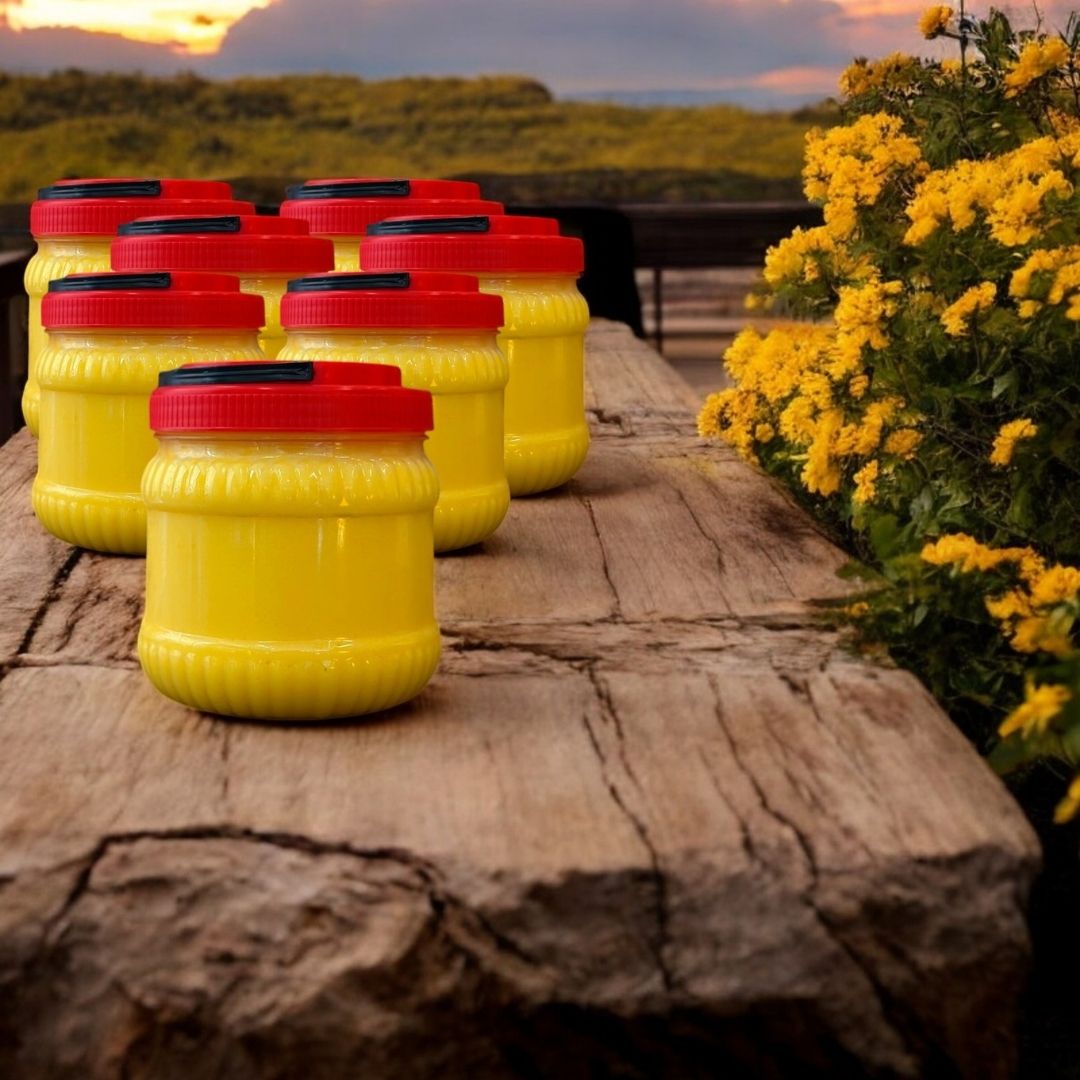 Katkısız Sade Sarı Yağ - Eritilmiş Saf - Ghee (7 Kg Pet) Dökme