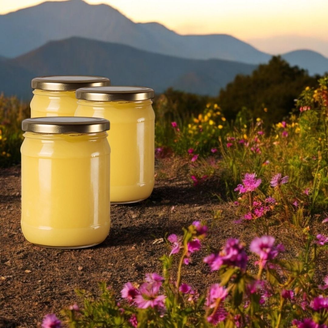 Katkısız Sade Sarı Yağ - Saf - Ghee (Net 1800g 3 Kavanoz) Dökme