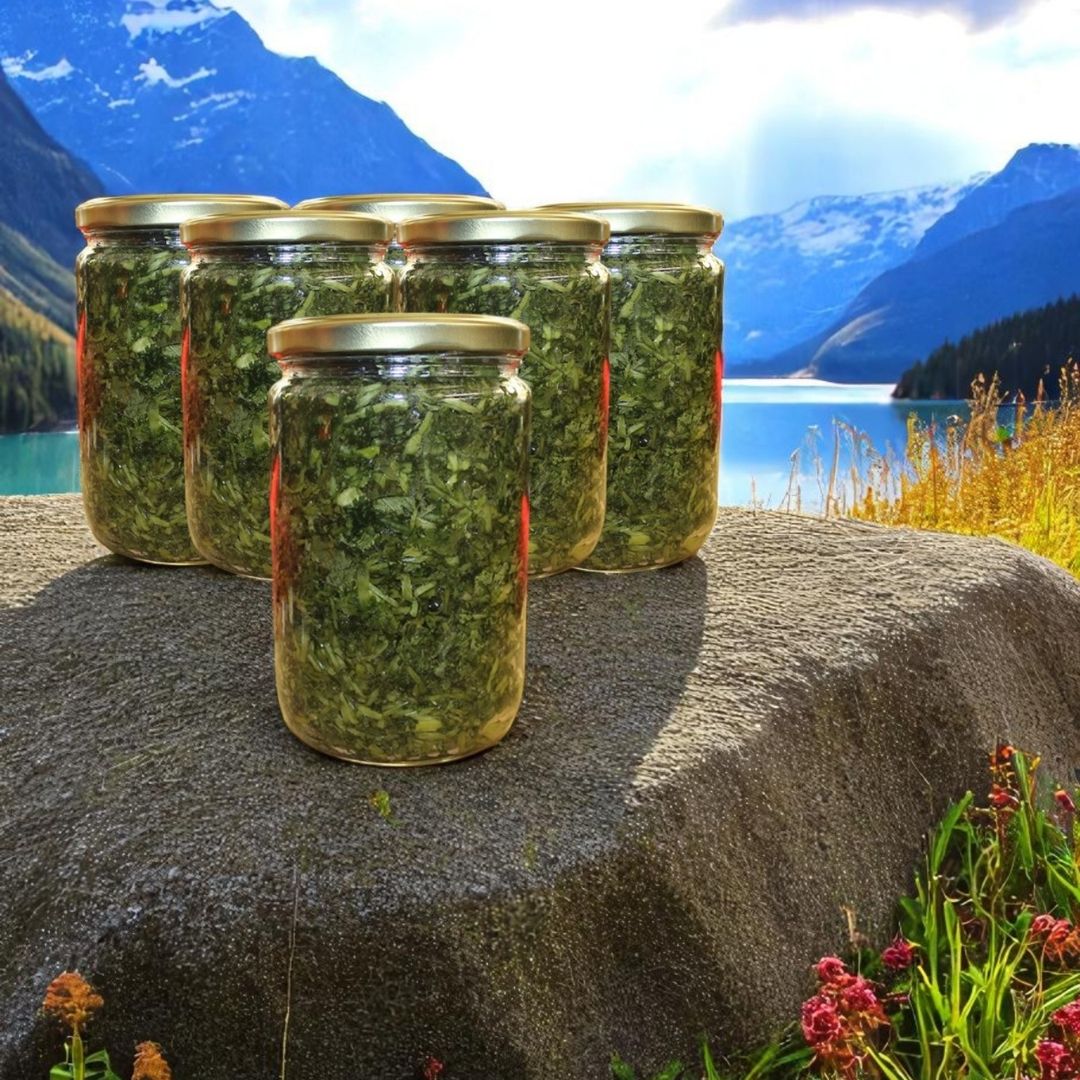 Katkısız Ev Yapımı Kişniş (Aşotu) Salamura - 10 Kavanoz (5000g)